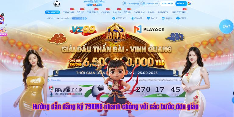 Đăng Ký 79KING Hướng dẫn đăng ký 79KING nhanh chóng với các bước đơn giản