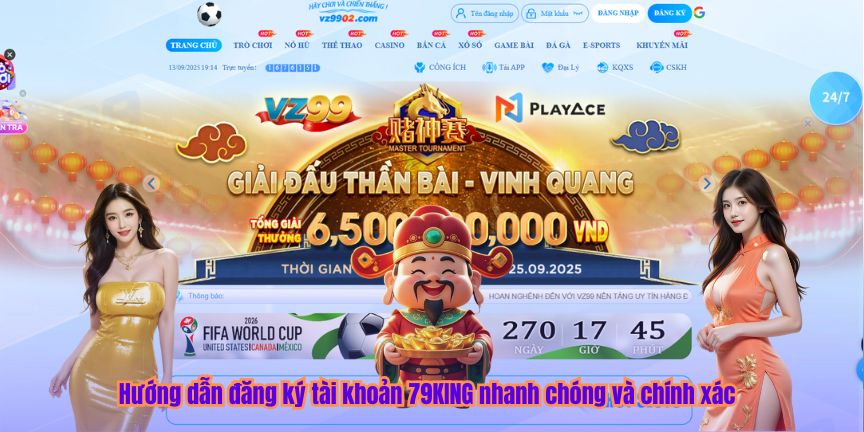 Hướng dẫn đăng ký tài khoản 79KING nhanh chóng và chính xác