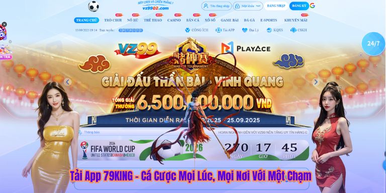 Tải App 79KING Tải App 79KING – Cá Cược Mọi Lúc, Mọi Nơi Với Một Chạm