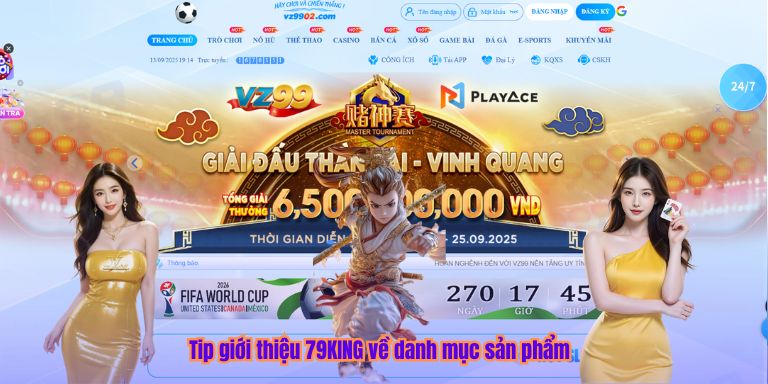 Giới Thiệu Tip giới thiệu 79KING về danh mục sản phẩm