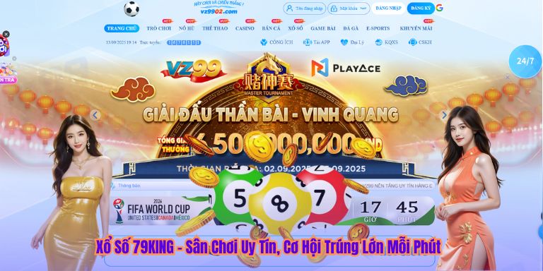 Xổ Số Xổ Số 79KING – Sân Chơi Uy Tín, Cơ Hội Trúng Lớn Mỗi Phút